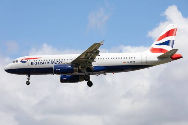 Aircraft And Airline Stock A British Airways Airbus A320 is being at London Heathrow Airport in London, United Kingdom, on June 10, 2023. London United Kingdom Copyright: xMIxNewsx originalFilename: fletcher-aircraft240610_npF3T