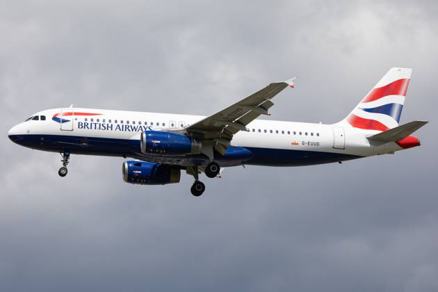 Aircraft And Airline Stock A British Airways Airbus A320 is being at London Heathrow Airport in London, United Kingdom, on June 10, 2023. London United Kingdom Copyright: xMIxNewsx originalFilename: fletcher-aircraft240610_npG8U