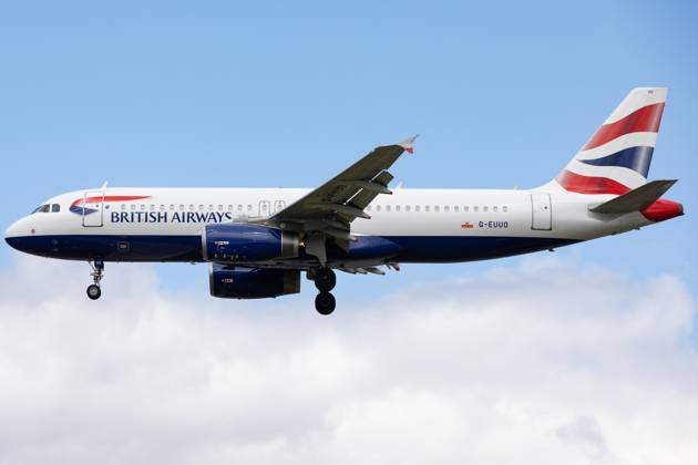 Aircraft And Airline Stock A British Airways Airbus A320 is being at London Heathrow Airport in London, United Kingdom, on June 10, 2023. London United Kingdom Copyright: xMIxNewsx originalFilename: fletcher-aircraft240610_npv5s