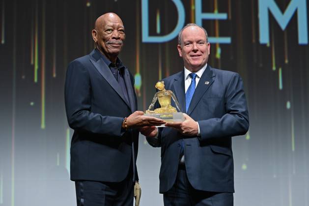 Bilder des Jahres 2024, Entertainment 06 Juni Entertainment Themen der Woche KW24 63rd Monte Carlo Television Festival Morgan Freeman , SAS Prince Albert de Monaco 306213 2024 06 14  Copyright: xLionelxGuericolas MPPx STAR_306213_197