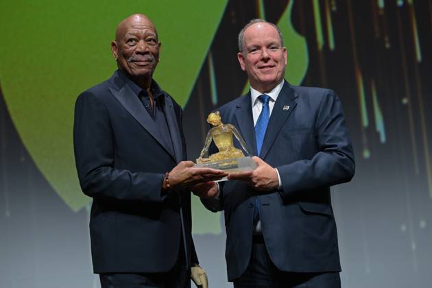 63rd Monte Carlo Television Festival Morgan Freeman , SAS Prince Albert de Monaco 306213 2024 06 14  Copyright: xLionelxGuericolas MPPx STAR_306213_198