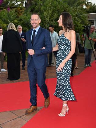 Santa Margherita di Pula, Cagliari, 7th edition of the Filming Italy Sardinia Festival, Red Carpet awards ceremony in the early evening. Santa Margherita di Pula, Cagliari, 7th edition of the Filming Italy Sardinia Festival, Red Carpet awards ceremony in the early evening. Pictured: Ioan Gruffudd, Bianca Wallace Cagliari Italy  Copyright: xIPA ABACAx