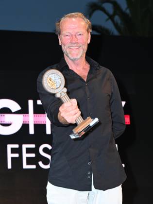 Cagliari: Santa Margherita di Pula, Cagliari, 7th edition of the Filming Italy Sardinia Festival, Red Carpet awards ceremony in the early evening. Pictured: Iain Glen Cagliari  - ZUMAp169 20240621_zea_p169_240 Copyright: xIPAx