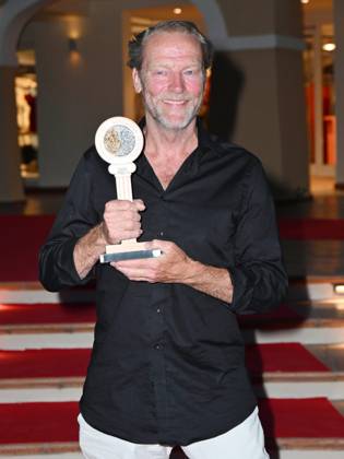 Cagliari: Santa Margherita di Pula, Cagliari, 7th edition of the Filming Italy Sardinia Festival, Red Carpet awards ceremony in the early evening. Pictured: Iain Glen Cagliari  - ZUMAp169 20240621_zea_p169_241 Copyright: xIPAx