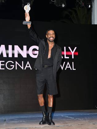 Cagliari: Santa Margherita di Pula, Cagliari, 7th edition of the Filming Italy Sardinia Festival, Red Carpet awards ceremony in the early evening. In the photo: Colman Domingo Cagliari  - ZUMAp169 20240621_zea_p169_255 Copyright: xIPAx