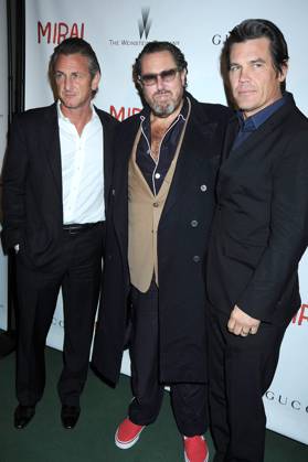 Miral New York Premiere Sean Penn, Julian Schnabel and Josh Brolin attending the premiere of Miral at The United Nations on March 14, 2011 in New York City. Julian Schnabel directed the movie which is from the book by his girlfriend Rula Jebreal. Picture by Twin Images,  Copyright: xRobinxPlatzer TwinxImagesx xAvalonx 0547147025