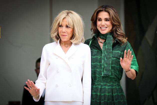 Bilder des Jahres 2024, Entertainment 06 Juni Entertainment Themen der Woche KW26 Entertainment Bilder des Tages LE ROI ABDALLAH II DE JORDANIE A LELYSEE Thomas Padilla MAXPPP Paris FRANCE 24 06 2024 Paris, FRANCE LE PRESIDENT DE LA REPUBLIQUE, EMMANUEL MACRON RECOIT LE ROI ABDALLAH II DE JORDANIE ET LA REINE RANIA AU PALAIS DE LELYSEE EN PRESENCE DE BRIGITTE MACRON French President, Emmanuel Macron receives Jordan s King Abdallah II and his wife Jordan s Queen Rania at the Elysee Palace in Paris, on June 24, 2024 Paris FRANCE  Copyright: xMAXPPPxThomasxPadillax TPA240624072 TPA240624072