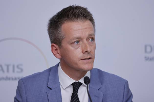 Florian Burg, Pressesprecher, Deutschland, Berlin, Bundespressekonferenz, Thema: Statistisches Bundesamt, Zensus 2022: Start der Veröffentlichung der Ergebnisse