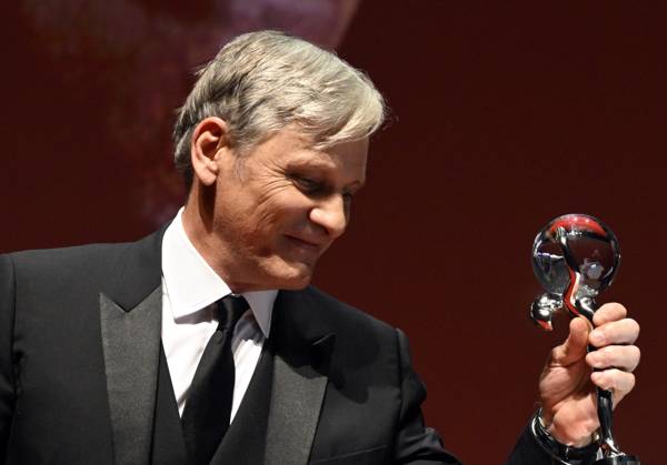 American actor Viggo Mortensen received the President s Award during the opening ceremony of the 58th Karlovy Vary International Film Festival was held on June 28, 2024, in Karlovy Vary, Czech Republic. (CTKxPhoto KaterinaxSulova) CTKPhotoP2024062808873  CTKPhotoP2024062808873
