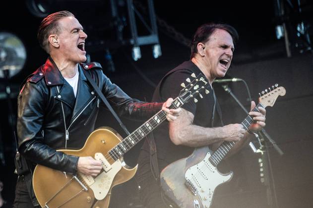 Bilder des Jahres 2024, Entertainment 06 Juni Entertainment Themen der Woche KW26 Canadian singer-songwriter and musician Bryan Adams performs at Tinderbox musicfestival in Odense, Denmark on Friday, June 28, 2024. (Photo: Helle Arensbak Ritzau Scanpix) , Odense Denmark Copyright: HellexArensbak HellexArensbakx spdk20240628-220350-L