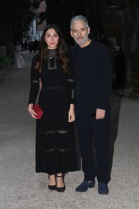 Premio Globo d Oro Verleihung in Rom Rome, German Academy Villa Massimo 64th edition of the Golden Globe, In the photo: Beppe Fiorello with his daughter  Copyright: xVincenzoxLandix xipa-agency.netx xVincenzoxLandix IPA_Agency_IPA47709695