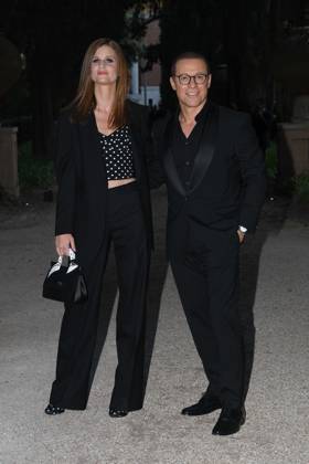 Premio Globo d Oro Verleihung in Rom Rome, German Academy Villa Massimo 64th edition of the Golden Globe, In the photo: Bianca Vitali Stefano Accorsi  Copyright: xVincenzoxLandix xipa-agency.netx xVincenzoxLandix IPA_Agency_IPA47709732
