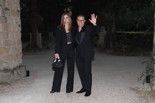 Premio Globo d Oro Verleihung in Rom Rome, German Academy Villa Massimo 64th edition of the Golden Globe, In the photo: Bianca Vitali Stefano Accorsi  Copyright: xVincenzoxLandix xipa-agency.netx xVincenzoxLandix IPA_Agency_IPA47709738