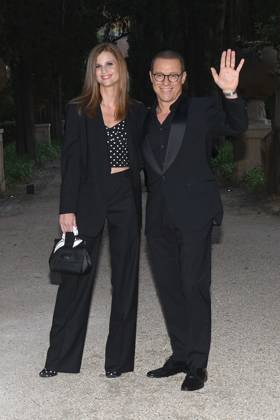 Premio Globo d Oro Verleihung in Rom Rome, German Academy Villa Massimo 64th edition of the Golden Globe, In the photo: Bianca Vitali Stefano Accorsi  Copyright: xVincenzoxLandix xipa-agency.netx xVincenzoxLandix IPA_Agency_IPA47709739