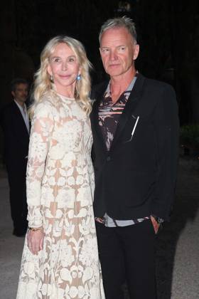 Premio Globo d Oro Verleihung in Rom Rome, German Academy Villa Massimo 64th edition of the Golden Globe, In the photo: Trudie Styler Sting  Copyright: xVincenzoxLandix xipa-agency.netx xVincenzoxLandix IPA_Agency_IPA47709806
