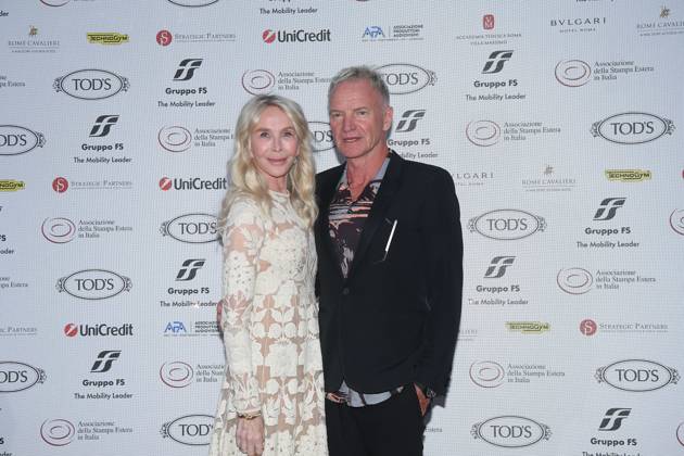 Premio Globo d Oro Verleihung in Rom Rome, German Academy Villa Massimo 64th edition of the Golden Globe, In the photo: Trudie Styler Sting  Copyright: xVincenzoxLandix xipa-agency.netx xVincenzoxLandix IPA_Agency_IPA47709827
