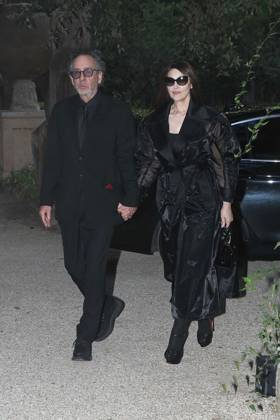 Premio Globo d Oro Verleihung in Rom Rome, German Academy Villa Massimo 64th edition of the Golden Globe, In the photo: Tim Burton Monica Bellucci  Copyright: xVincenzoxLandix xipa-agency.netx xVincenzoxLandix IPA_Agency_IPA47709845