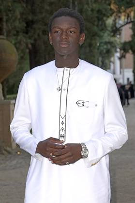 Seydou Sarr bei der 64. Verleihung der Globi d Oro 2024 in der Accademia Tedesca di Roma Villa Massimo. Rom, 03.07.2024