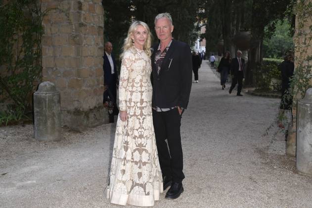 Trudie Styler mit Ehemann Sting bei der 64. Verleihung der Globi d Oro 2024 in der Accademia Tedesca di Roma Villa Massimo. Rom, 03.07.2024