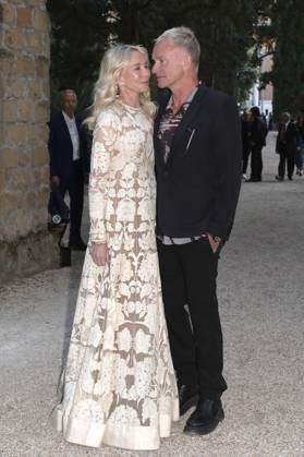 Trudie Styler mit Ehemann Sting bei der 64. Verleihung der Globi d Oro 2024 in der Accademia Tedesca di Roma Villa Massimo. Rom, 03.07.2024