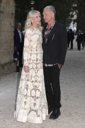 Trudie Styler mit Ehemann Sting bei der 64. Verleihung der Globi d Oro 2024 in der Accademia Tedesca di Roma Villa Massimo. Rom, 03.07.2024
