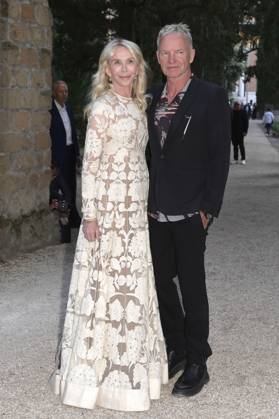 Trudie Styler mit Ehemann Sting bei der 64. Verleihung der Globi d Oro 2024 in der Accademia Tedesca di Roma Villa Massimo. Rom, 03.07.2024