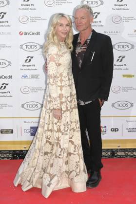 Trudie Styler mit Ehemann Sting bei der 64. Verleihung der Globi d Oro 2024 in der Accademia Tedesca di Roma Villa Massimo. Rom, 03.07.2024