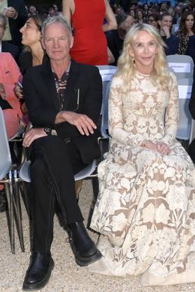 Sting mit Ehefrau Trudie Styler bei der 64. Verleihung der Globi d Oro 2024 in der Accademia Tedesca di Roma Villa Massimo. Rom, 03.07.2024