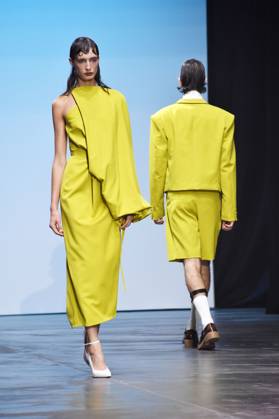 Bilder des Jahres 2024, Entertainment 07 Juli Entertainment Themen der Woche KW27 Model bei der Danny Reinke Fashion Show auf der Berlin Fashion Week S S 2025 in der Uber Eats Music Hall. Berlin, 03.07.2024
