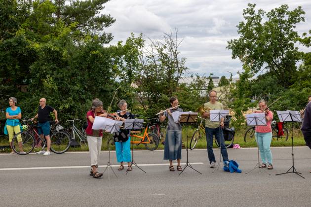 Großdemo Noris Biking Großdemo für ein lebenswertes Nürnberg, organisiert vom Bündnis Noris Biking. Auch für die musikalischen Unterhaltung auf der gesperrten Autobahn war gesorgt. Nürnberg Bayern Deutschland