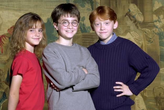 Harry Potter and the Sorcerer s Stone (2001) - filmstill Daniel Radcliffe, Rupert Grint & Emma Watson Harry Potter and the Sorcerer s Stone (2001) - - - EDITORIAL USE ONLY Copyright: xCAP RFSx