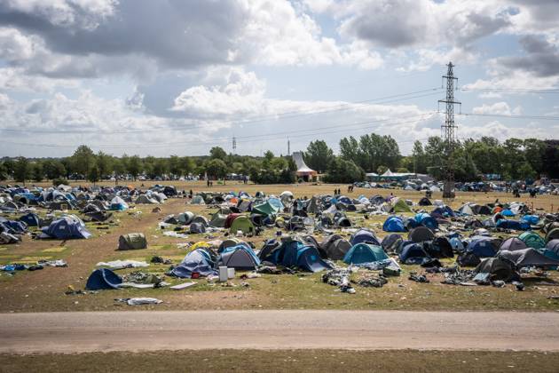 Bilder des Jahres 2024, Entertainment 07 Juli Entertainment Themen der Woche KW27 Entertainment Bilder des Tages Cleanup after this year s Roskilde Festival, Sunday, July 7, 2024. (Photo: Emil Nicolai Helms Scanpix 2024) , Denmark Roskilde Copyright: EmilxNicolaixHelmsx spdk20240707-122541-L