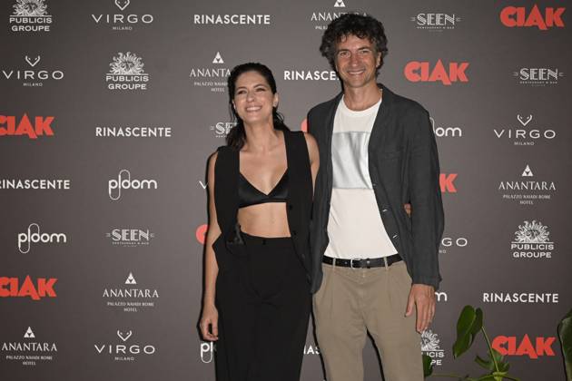 Ciak d Oro 2024 tv series in Rome, Italy - 09 Jul 2024 Maria Chiara Giannetta (l) and Davide Marengo (r) attend the Ciak d Oro 2024 tv series at Anantara Palazzo Naiadi Hotel. Rome Italy Copyright: xMarioxCartellix xSOPAxImagesx Maria Chiara Giannetta,Davide Marengo (2)
