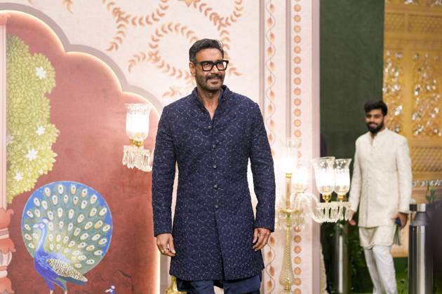 Anant-Radhika s post wedding ceremony Mumbai: Actor Ajay Devgn poses for photos upon his arrival to attend Anant Ambani and Radhika Merchant s post wedding ‘Blessing Ceremony’, in Mumbai, Saturday, July 13, 2024. (PTI Photo Kunal Patil) (PTI07_13_2024_000362B) Mumbai Maharashtra India Copyright: xKunalxPatilx (PTI07_13_2024_000362B)