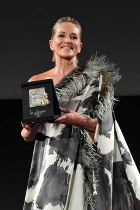 Taormina: Taormina Film Festival. Sharon Stone Lifetime Achievement Award. Pictured: Sharon Stone  Copyright: xMaurizioxD Avanzox xipa-agency.nx xMaurizioxDxAvanzox IPA_Agency_IPA48130533