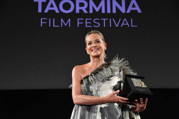 Taormina: Taormina Film Festival. Sharon Stone Lifetime Achievement Award. Pictured: Sharon Stone  Copyright: xMaurizioxD Avanzox xipa-agency.nx xMaurizioxDxAvanzox IPA_Agency_IPA48130612