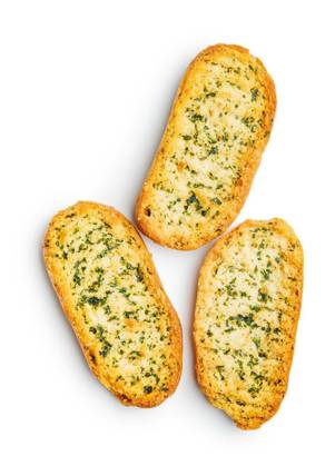 IMAGO Creative, Food, Brot, Knoblauchbrot Garlic crisp bread Slices Topped With Herbs isolated on white background., Garlic crisp bread Slices Topped With Herbs isolated on a white background., Garlic crisp bread Slices Topped With Herbs isolated on a white background., 13.05.2024, Copyright: xjirkaejcx Panthermedia37238410.jpg