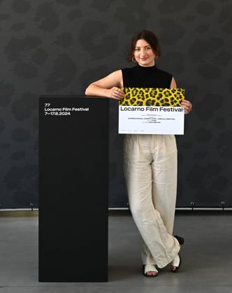 Locarno: Locarno,Switzerland Locarno Film Festival 2024 Award Ceremony photocall Locarno Film Festival 2024 Freak by Claire Barnett director Award In the photo:Claire Barnett director Award Locarno  - ZUMAp169 20240817_zea_p169_081 Copyright: xNickxZonnax