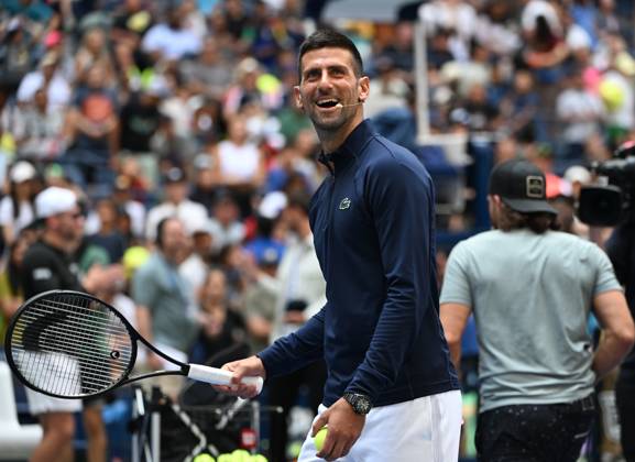 FLUSHING NY- AUGUST 24: Novak Djokovic is seen during Arthur Ashe Kids Day at the USTA Billie Jean King National Tennis Center on August 24, 2024 in Flushing Queens. Copyright: xmpi04x