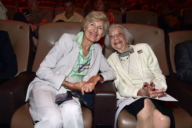 Verleihung des Ernst-Lubitsch-Preises 2024 Friede Springer, Margot Friedlaender Ankunft, zur Verleihung des Ernst-Lubitsch-Preises 2024 im Rahmen einer Matinee im Berliner ZOO PALAST statt in Berlin, am 25.08.2024