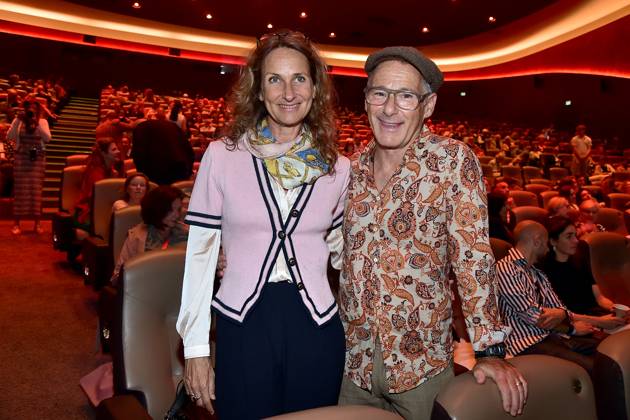 Verleihung des Ernst-Lubitsch-Preises 2024 Dani Levy mit Ehefrau Sabine lidl Ankunft, zur Verleihung des Ernst-Lubitsch-Preises 2024 im Rahmen einer Matinee im Berliner ZOO PALAST statt in Berlin, am 25.08.2024
