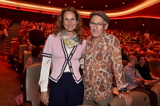 Verleihung des Ernst-Lubitsch-Preises 2024 Dani Levy mit Ehefrau Sabine lidl Ankunft, zur Verleihung des Ernst-Lubitsch-Preises 2024 im Rahmen einer Matinee im Berliner ZOO PALAST statt in Berlin, am 25.08.2024