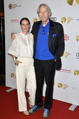 Reiner Schöne mit Ehefrau Anja bei der 66. Verleihung vom Ernst-Lubitsch-Preis 2024 im Zoo Palast. Berlin, 25.08.2024