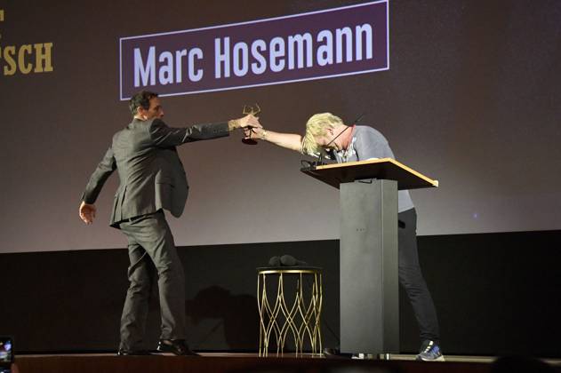 Marc Hosemann und Detlev Buck bei der 66. Verleihung vom Ernst-Lubitsch-Preis 2024 im Zoo Palast. Berlin, 25.08.2024