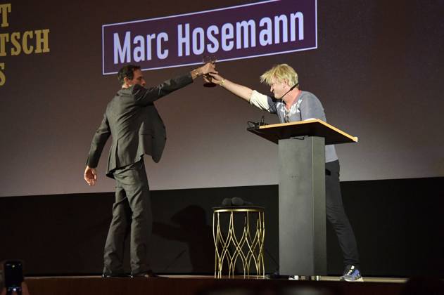 Marc Hosemann und Detlev Buck bei der 66. Verleihung vom Ernst-Lubitsch-Preis 2024 im Zoo Palast. Berlin, 25.08.2024