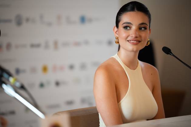 14th Social World Film Festival 2024 in Vico Equense, Italy - 07 Jul 2024 Mariasole Pollio attends a press conference at the 14th Social World Film Festival 2024. Vico Equense Italy Copyright: xAndreaxGulíx xSOPAxImagesx AGULI_SWFF2024(40)