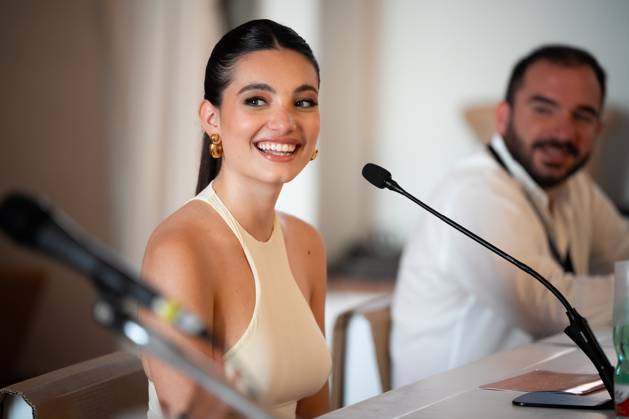 14th Social World Film Festival 2024 in Vico Equense, Italy - 07 Jul 2024 Mariasole Pollio attends a press conference at the 14th Social World Film Festival 2024. Vico Equense Italy Copyright: xAndreaxGulíx xSOPAxImagesx AGULI_SWFF2024(44)
