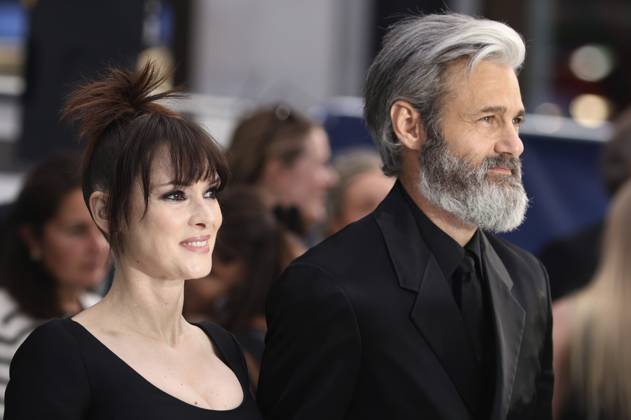 Winona Ryder und Scott Mackinlay Hahn bei der Premiere des Kinofilms Beetlejuice Beetlejuice im Cineworld Leicester Square. London, 29.08.2024 Winona Ryder, Scott Mackinlay Hahn