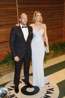 Rosie Huntington-Whiteley and Jason Statham arrive at the Vanity Fair Oscar Party in West Hollywood, Los Angeles, USA, on 02 March 2014. Photo: HB00047 Copyright: xHubertxBoesl FAMOUSx aacfw898