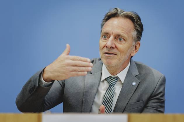 Holger Muench, Praesident des Bundeskriminalamtes (BKA), aufgenommen im Rahmen der Pressekonferenz zum Bundeslagebild zur Organisierten Kriminalitaet 2023. Berlin, 05.09.2024. Berlin Deutschland